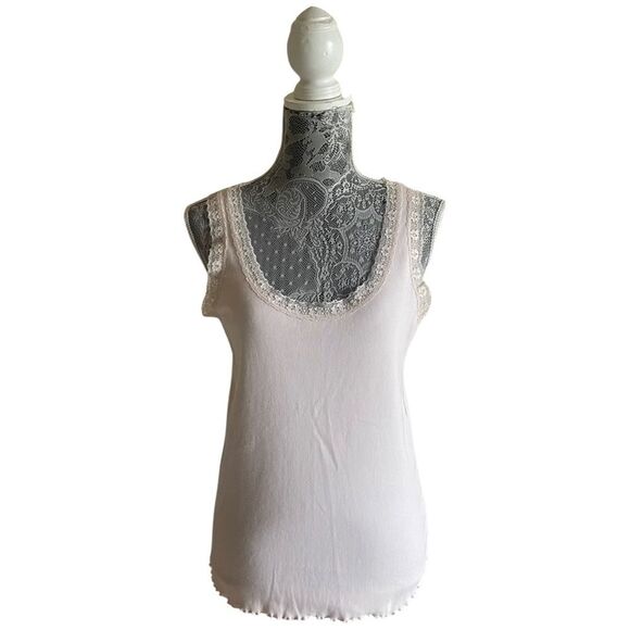 Oscar de la Renta Red Label Tank & Sweater Cardigan Set Light Pink - Picture 5 of 11